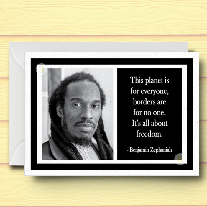 Benjamin Zephaniah Card A